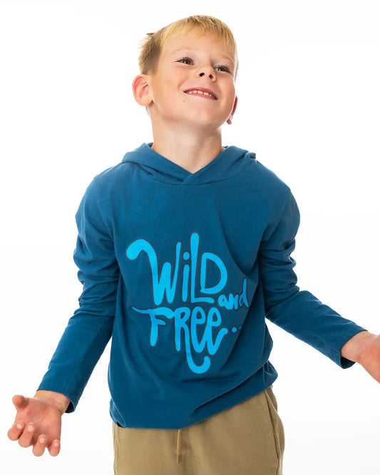 Fiú kapucnis póló Wild