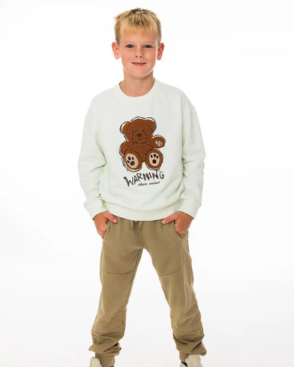 Fiú jogger nadrágok Light Brown