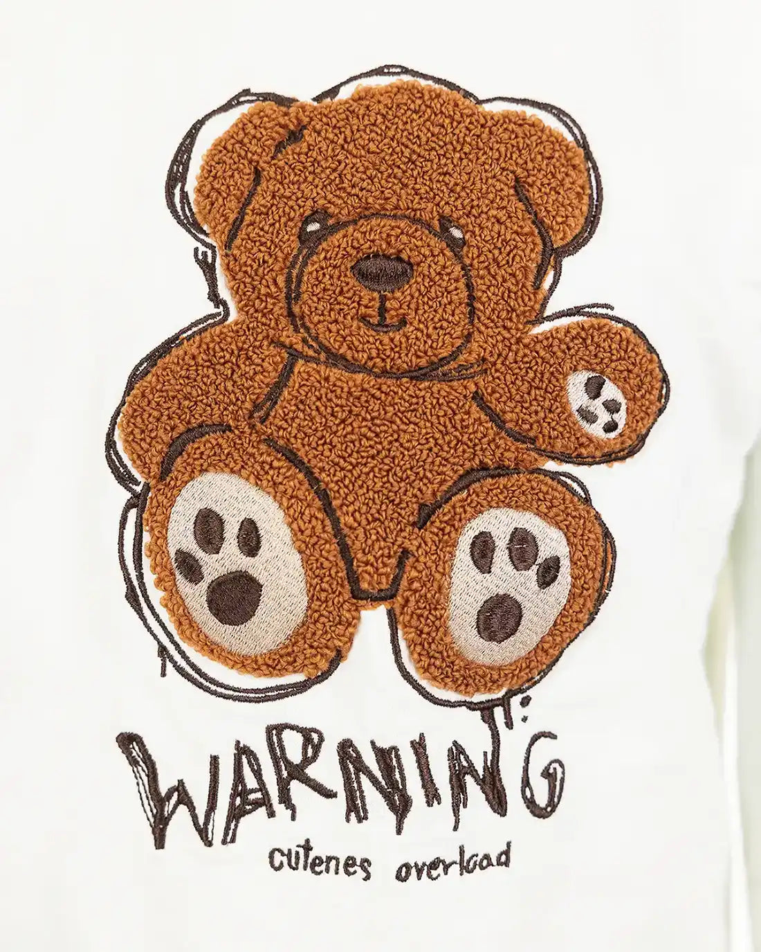Fiú pulóver Bear Warning