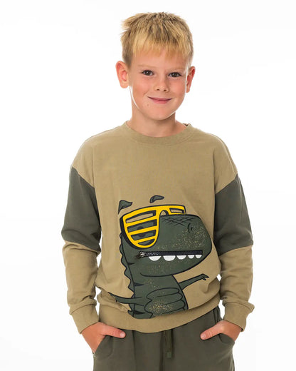 Fiú pulóver Cool Dino