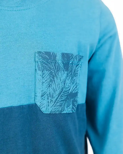 Fiú  Hosszú ujjú  póló Pocket Blue