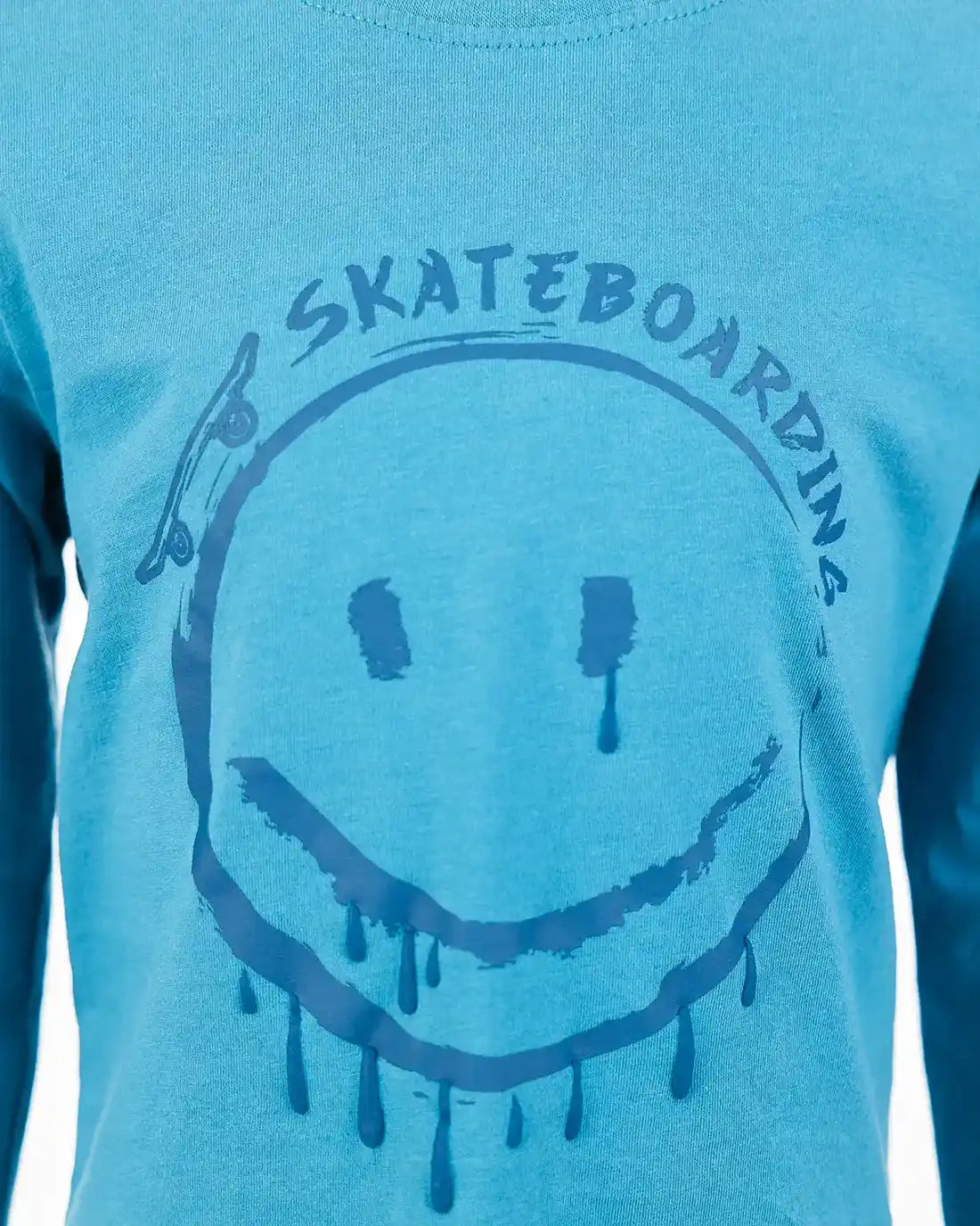 Fiú Hosszú ujjú  póló  Skateboarding