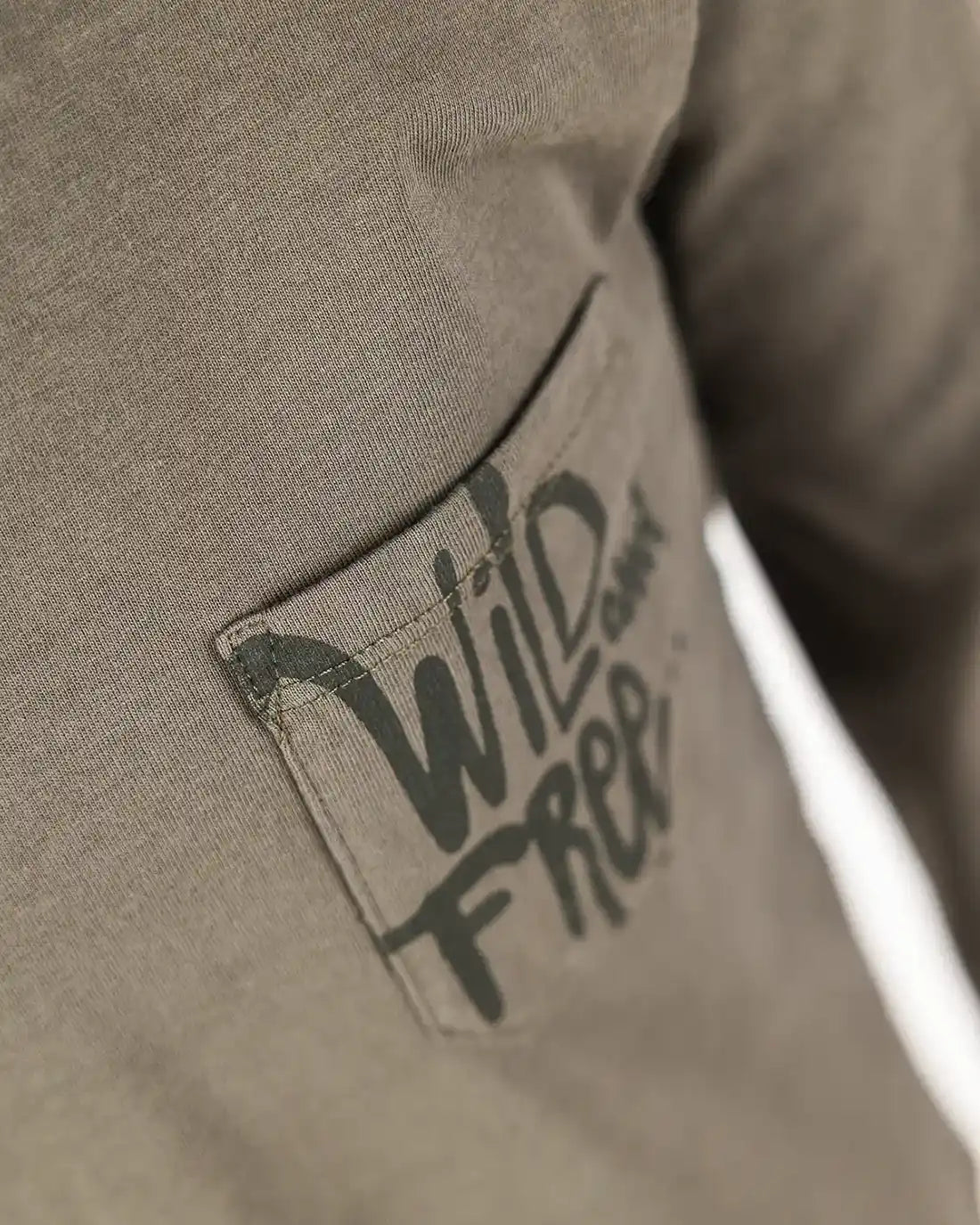 Fiú póló Pocket Olive