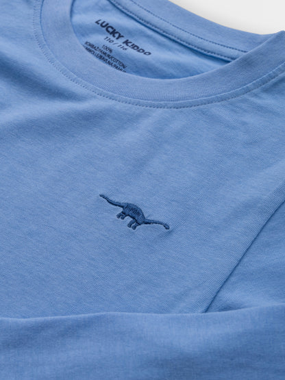 Fiú hosszú ujjú póló Placid Blue