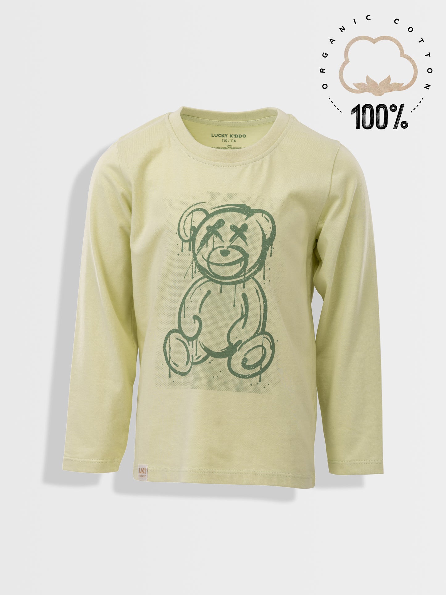 Fiú hosszú ujjú Teddy bear