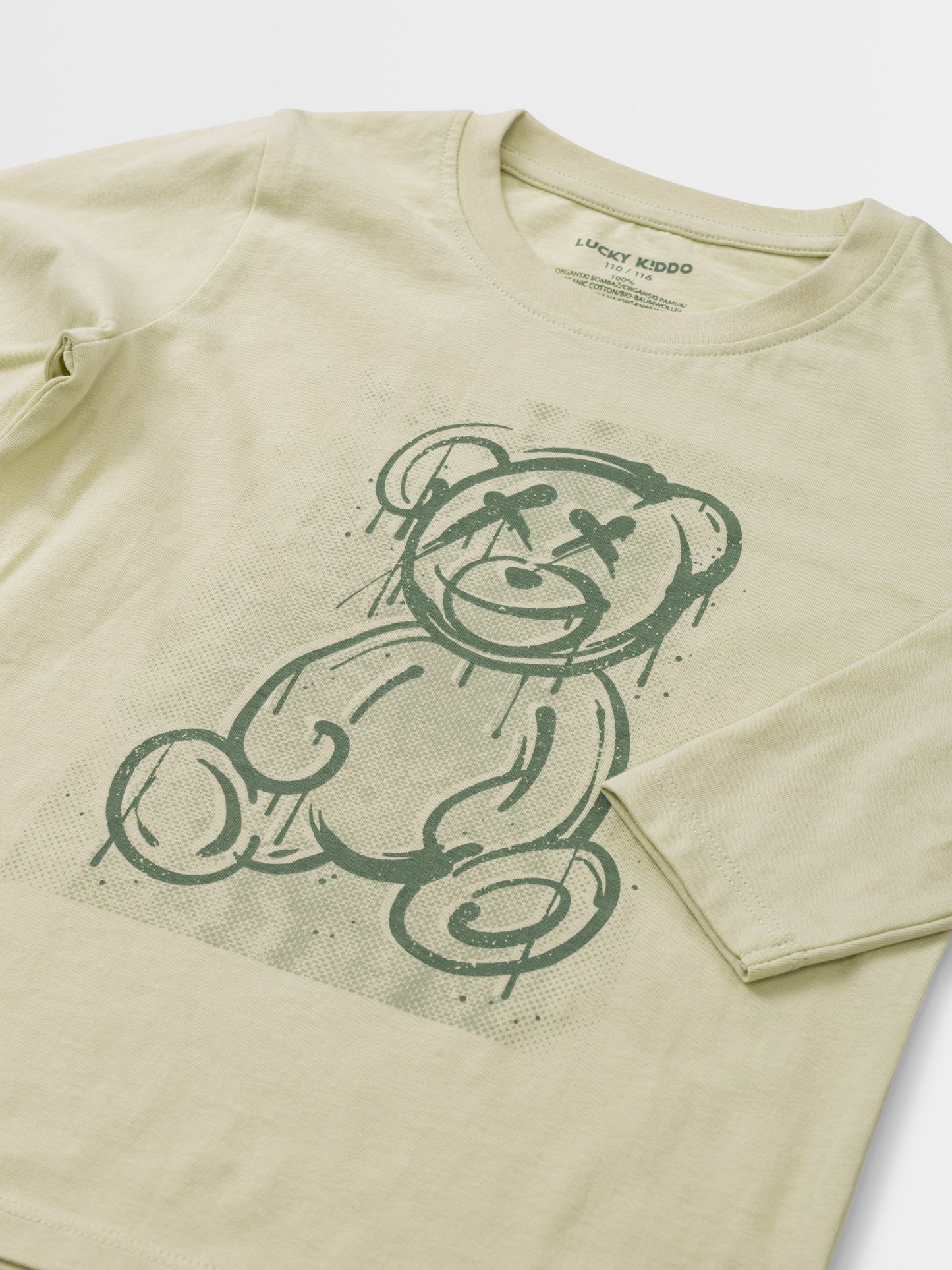 Fiú hosszú ujjú Teddy bear