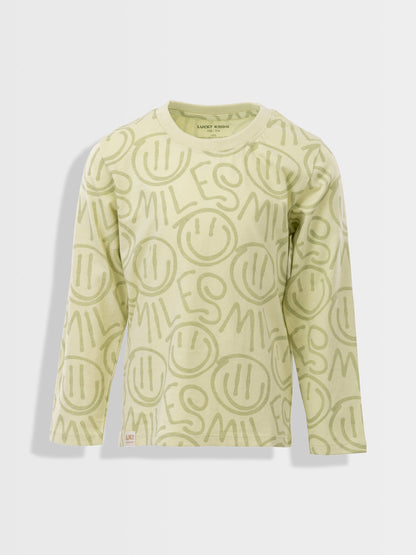 Fiú hosszú ujjú póló Aloe Wash Smileys