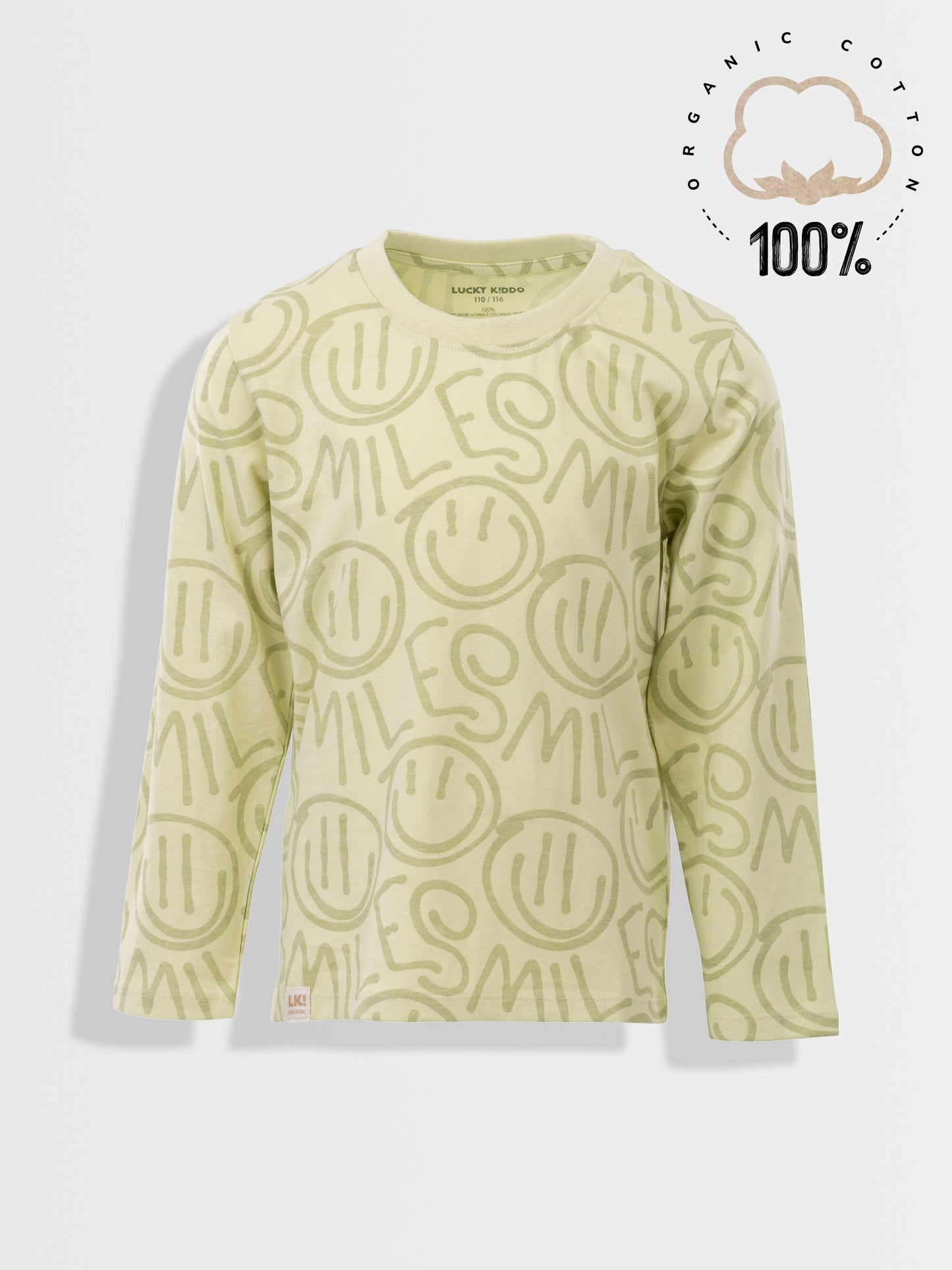 Fiú hosszú ujjú póló Aloe Wash Smileys