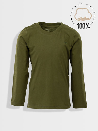 Fiú hosszú ujjú Dark Green LK