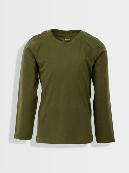 Fiú hosszú ujjú Dark Green LK
