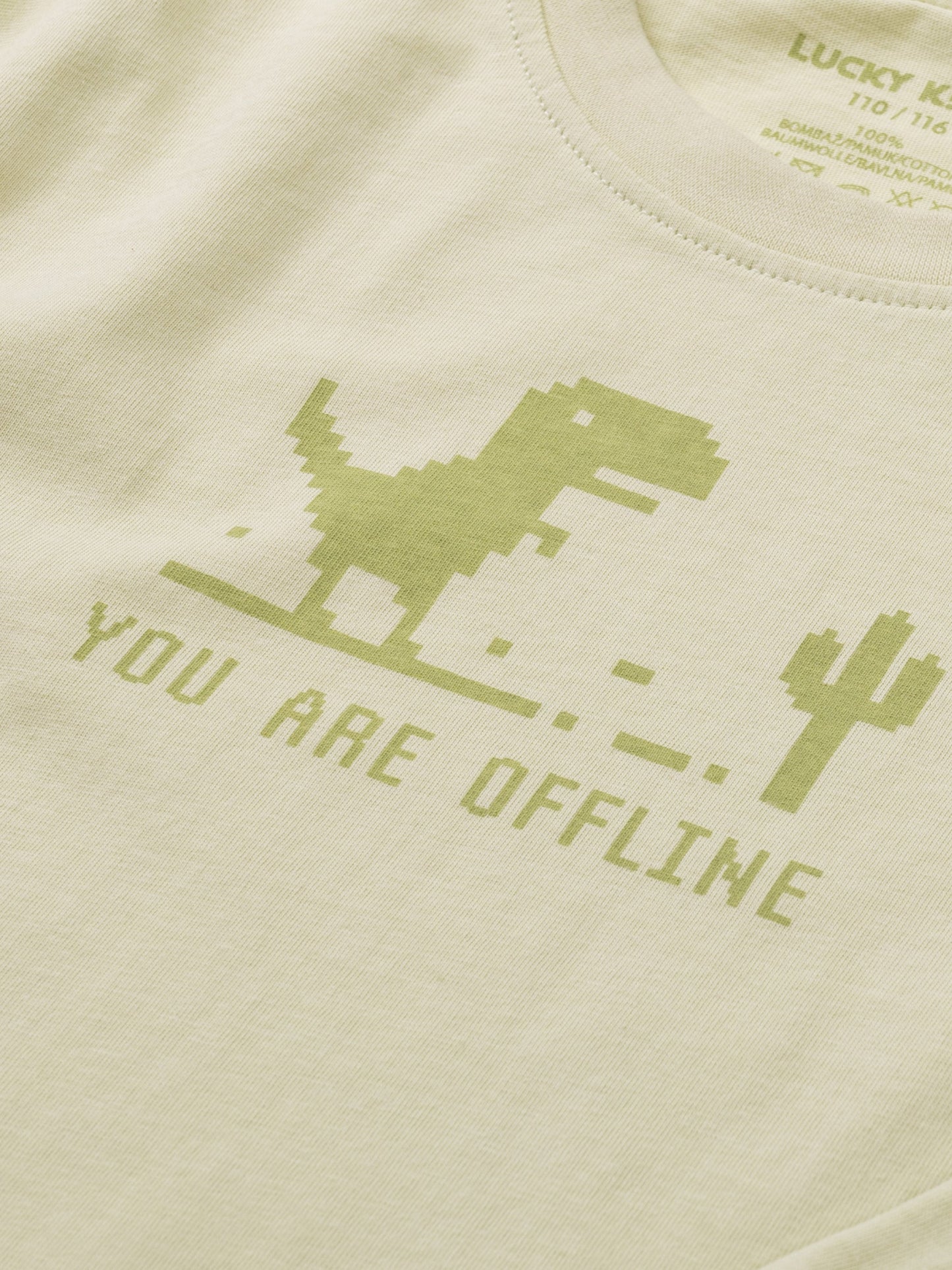 Fiú hosszú ujjú póló Aloe Wash Dino