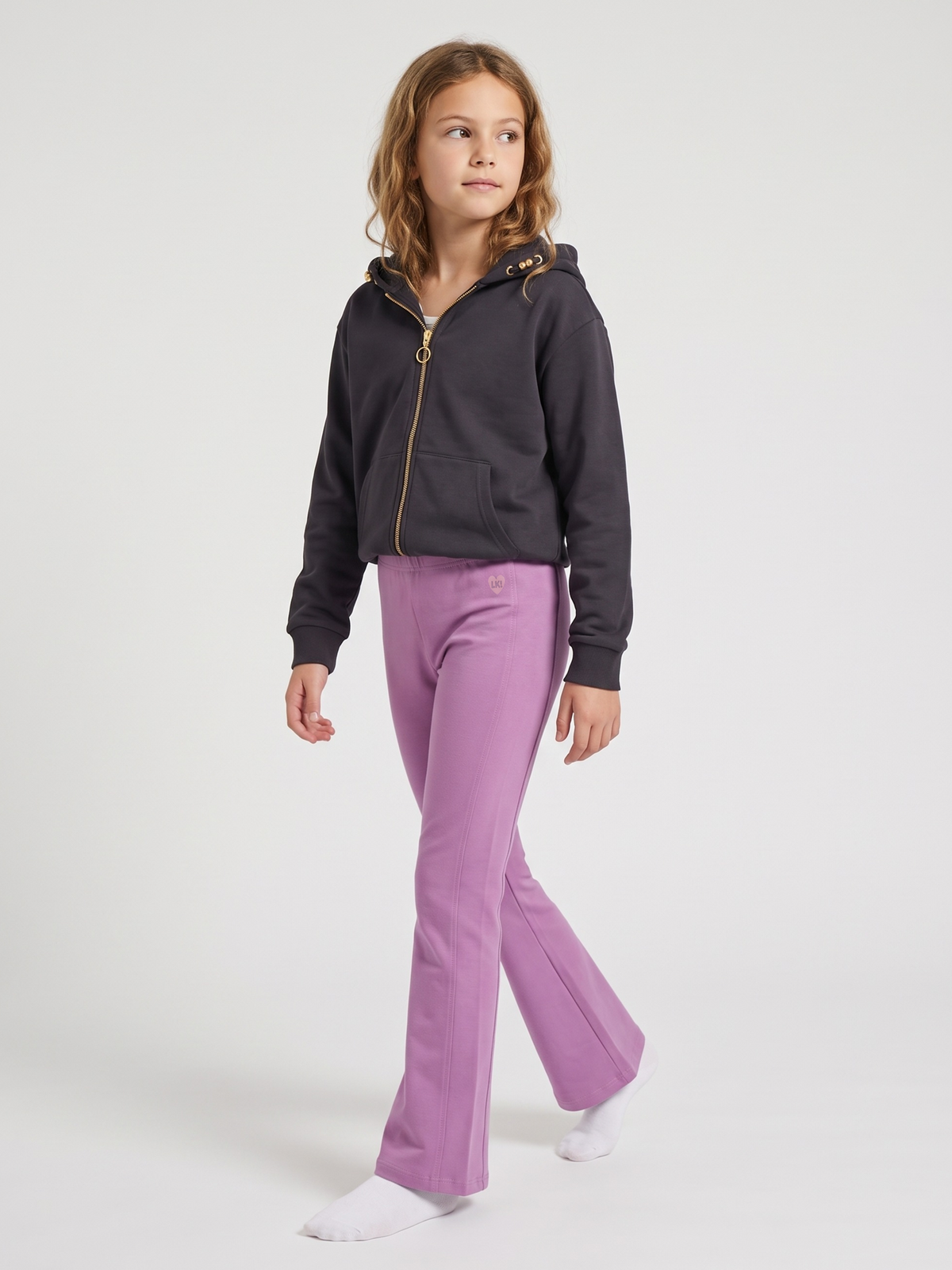 Lavander Pink | Bővülő szárú lányka leggings