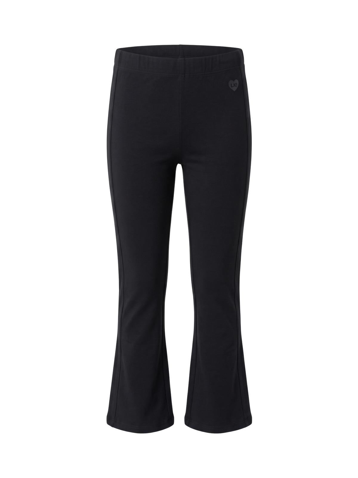 Solid black | Bővülő szárú lányka leggings