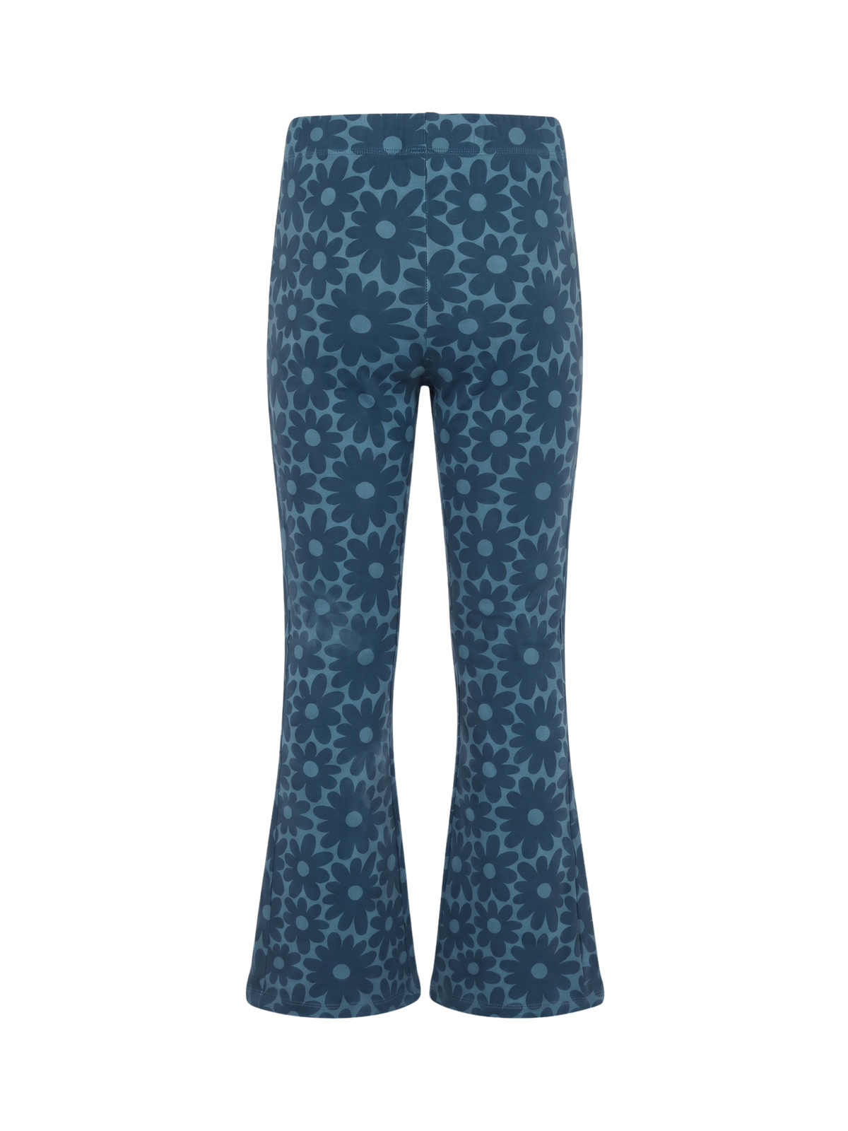 Flowers Blue | Bővülő szárú lányka leggings
