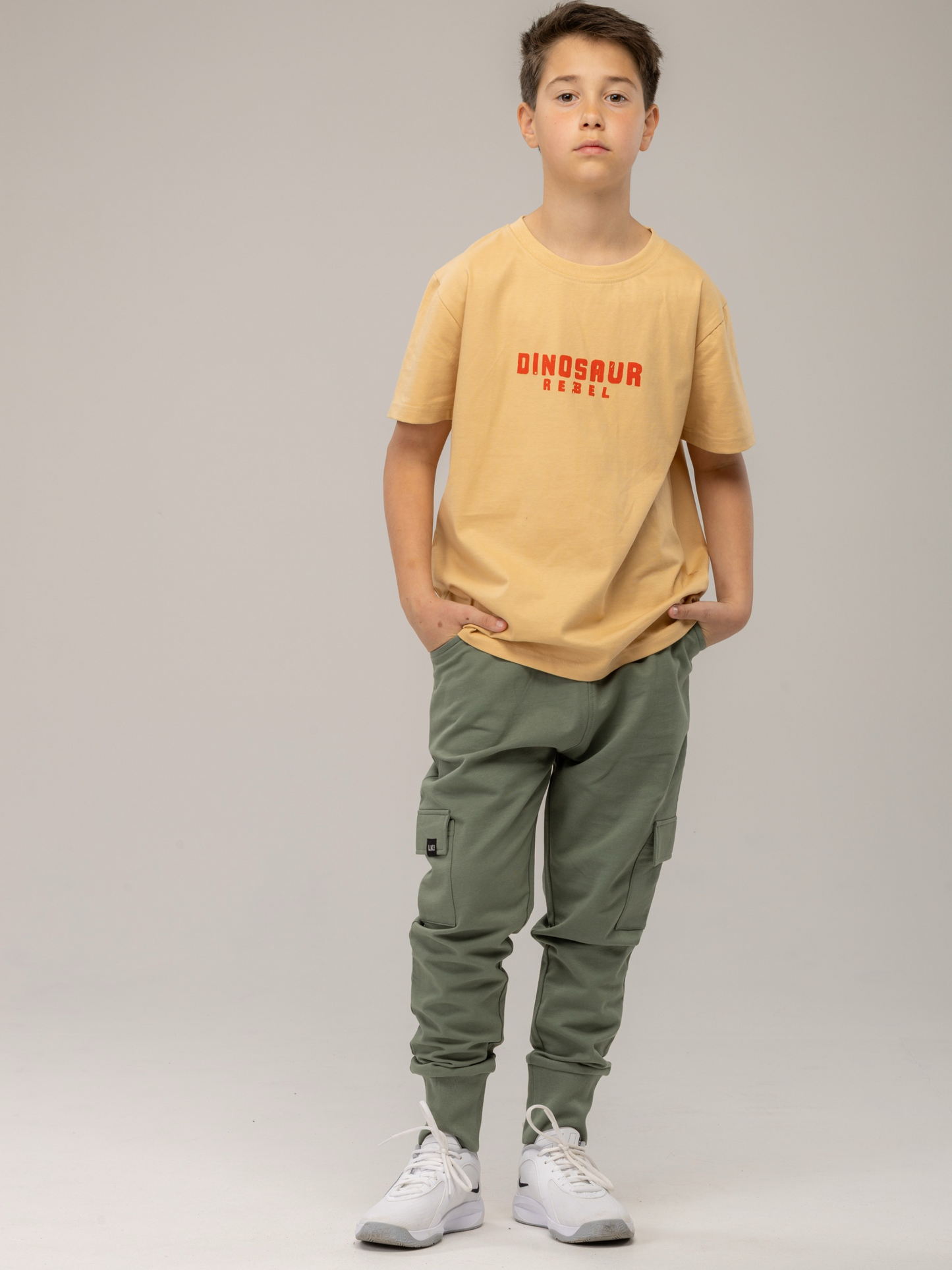 Dusty Green | Fiú cargo melegítőnadrág