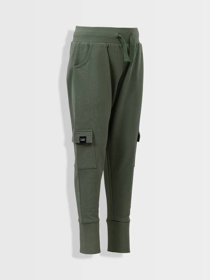 Dusty Green | Fiú cargo melegítőnadrág