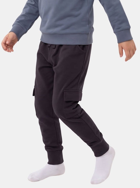 Ebony Grey | Cargo melegítőnadrág fiúknak