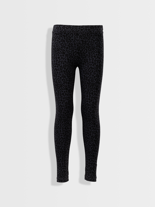 Antracit Leo | Lányka leggings