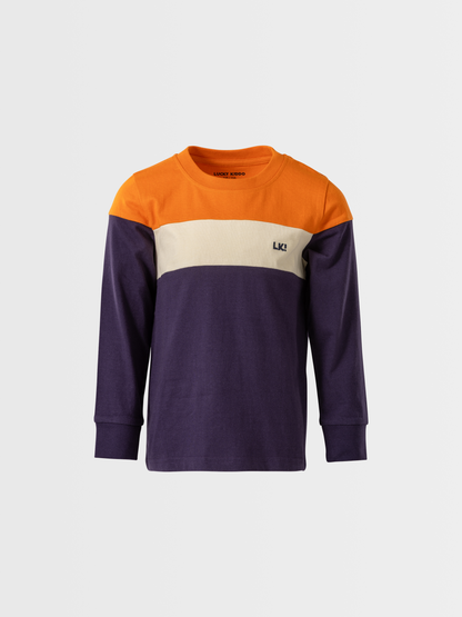 Color Block | Hosszú ujjú póló fiúknak