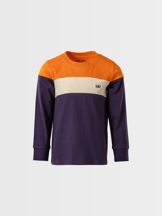 Color Block | Hosszú ujjú póló fiúknak
