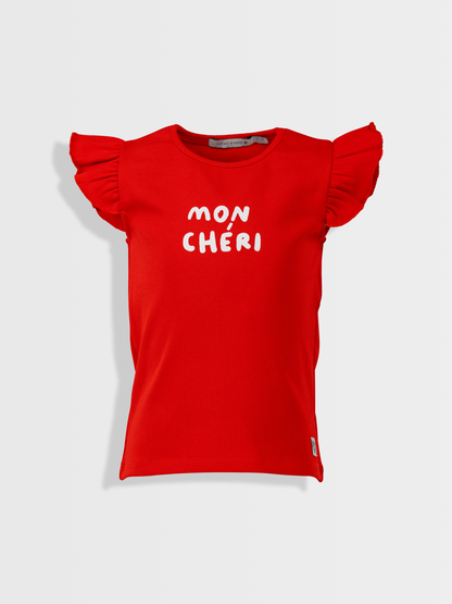 Mon cheri Red Chilli | Ujjatlan póló lányoknak