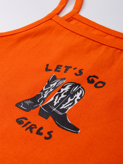 Let’s go Girls Tangerine Twist | Ujjatlan póló lányoknak