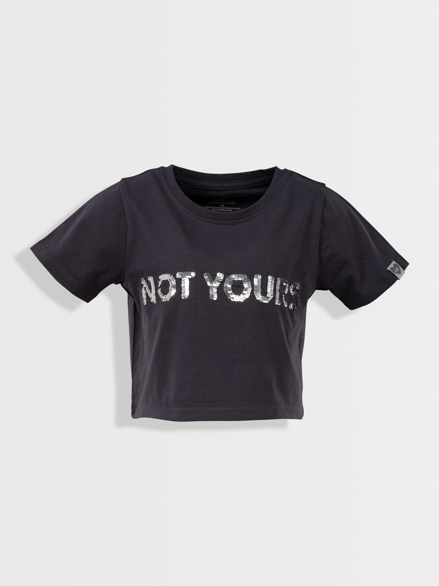 Not yours Sepia Black | Rövid ujjú póló lányoknak