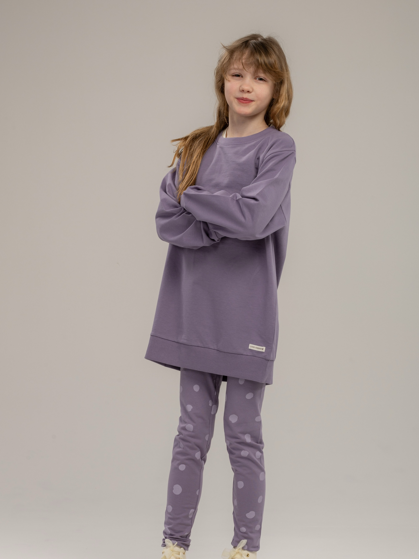Purple Ash Woof | Lányka pulóver