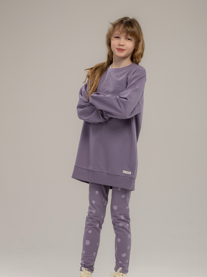 Purple Ash Woof | Lányka pulóver