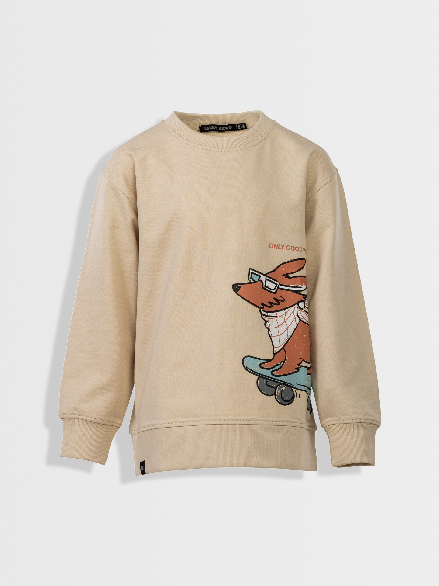 Skater dog Tan | Fiú pulóver
