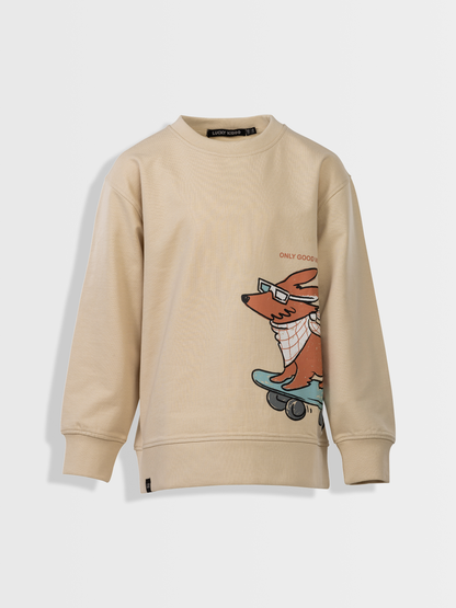 Skater dog Tan | Fiú pulóver