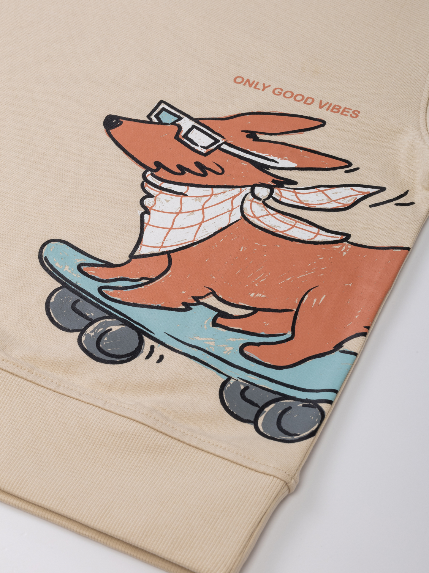 Skater dog Tan | Fiú pulóver