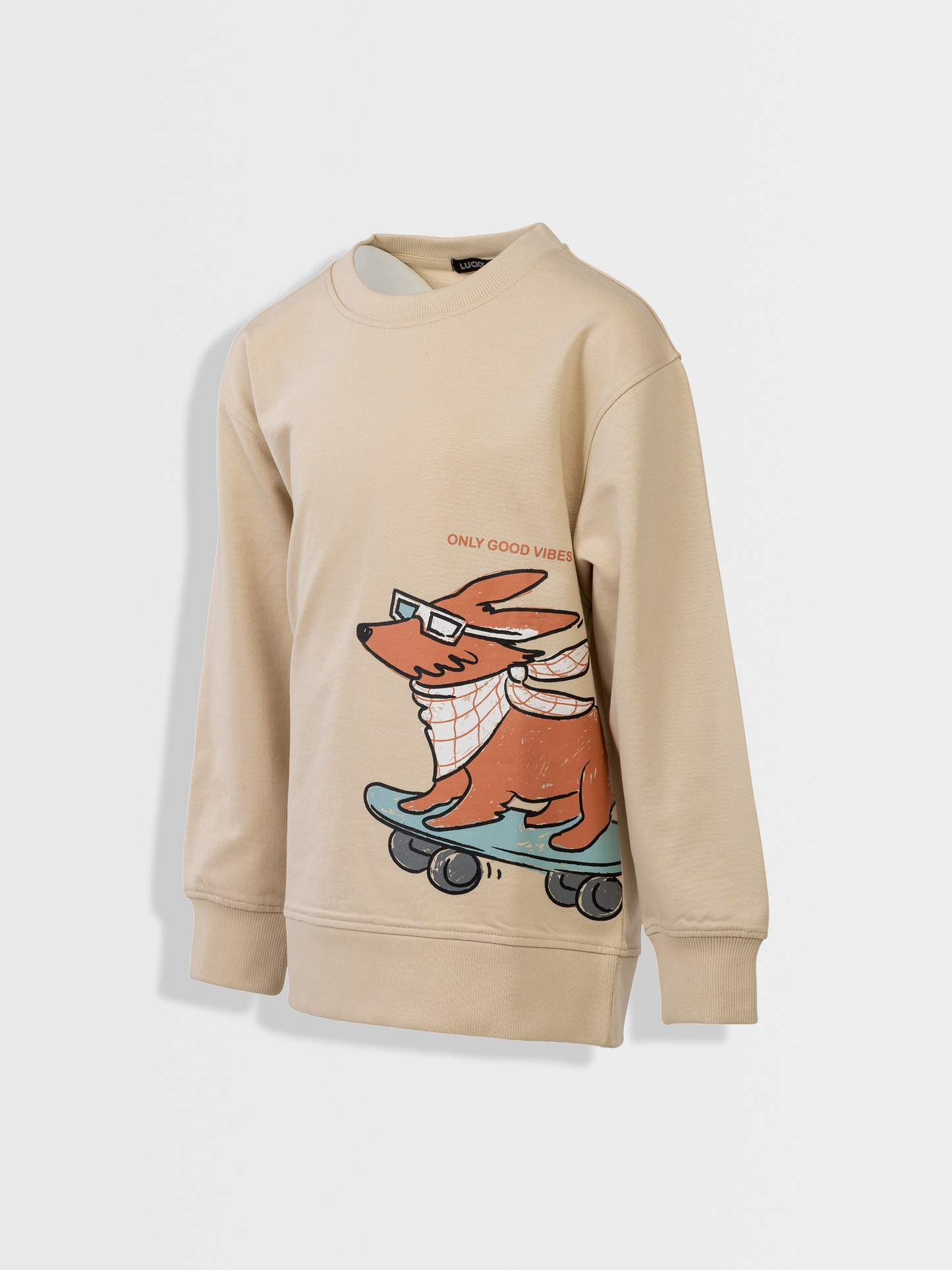 Skater dog Tan | Fiú pulóver