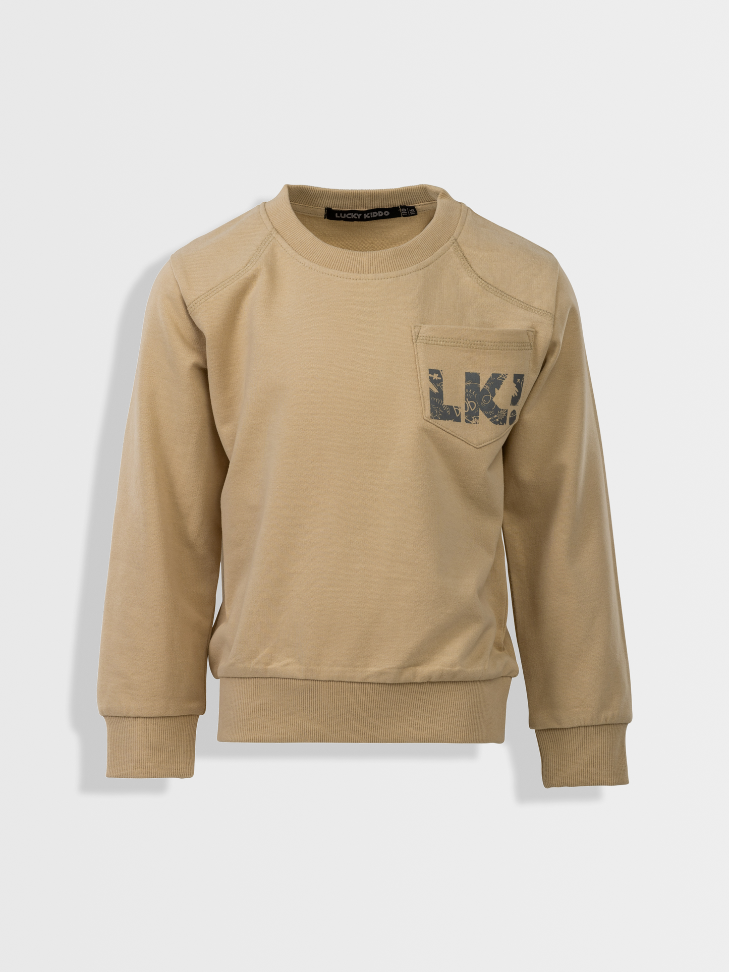 Beige Brown LK | Fiú pulóver