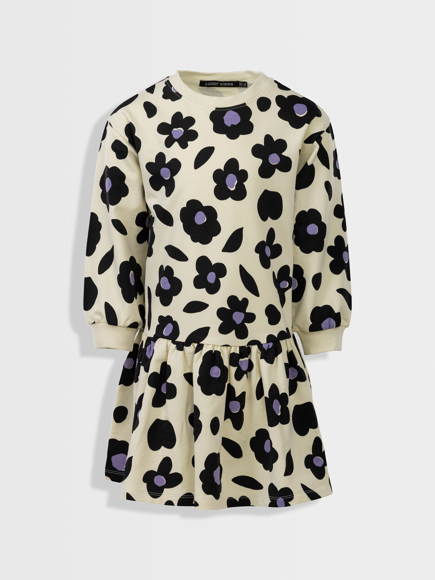 Vanilla Floral | Hosszú ujjú lányka ruha