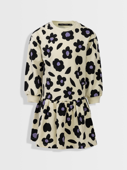 Vanilla Floral | Hosszú ujjú lányka ruha