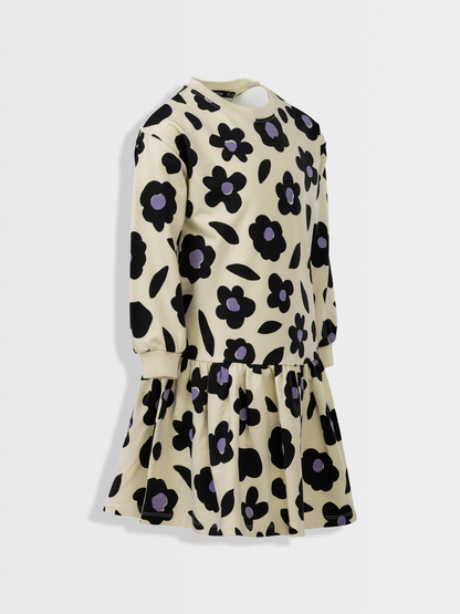 Vanilla Floral | Hosszú ujjú lányka ruha