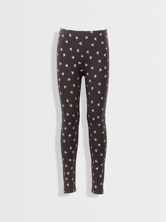 Paris Grey Hearts | Lányka leggings