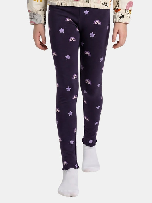 Rainbow Blue | Bélelt leggings lányoknak