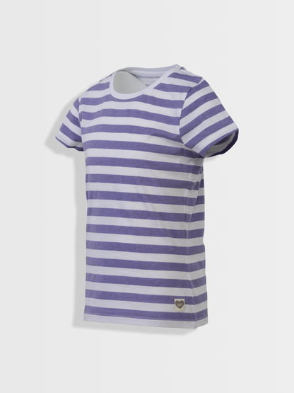 Plum Stripes | Rövid ujjú póló lányoknak