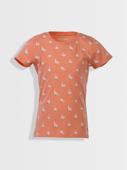 Peach Ducks | Rövid ujjú póló lányoknak