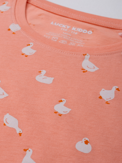 Peach Ducks | Rövid ujjú póló lányoknak