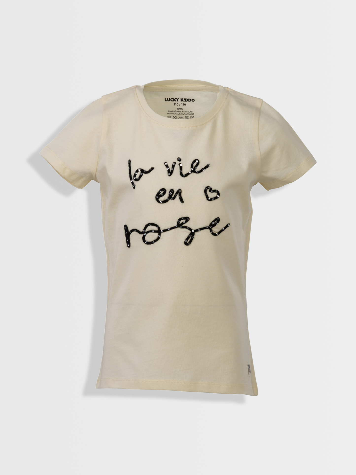 Vie en rose Vanilla | Rövid ujjú póló lányoknak