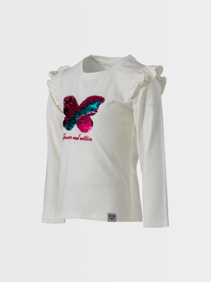 Colorful Butterfly | Hosszú ujjú póló lányoknak