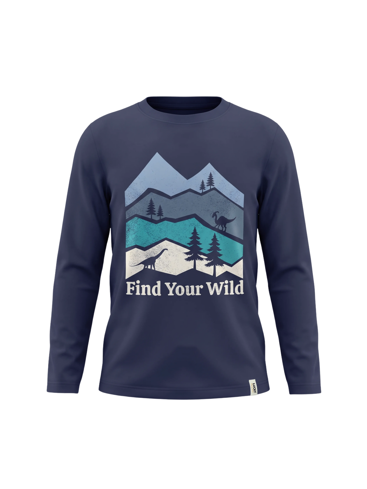 Find Your Wild | Hosszú ujjú póló fiúknak - klasszikus szabás
