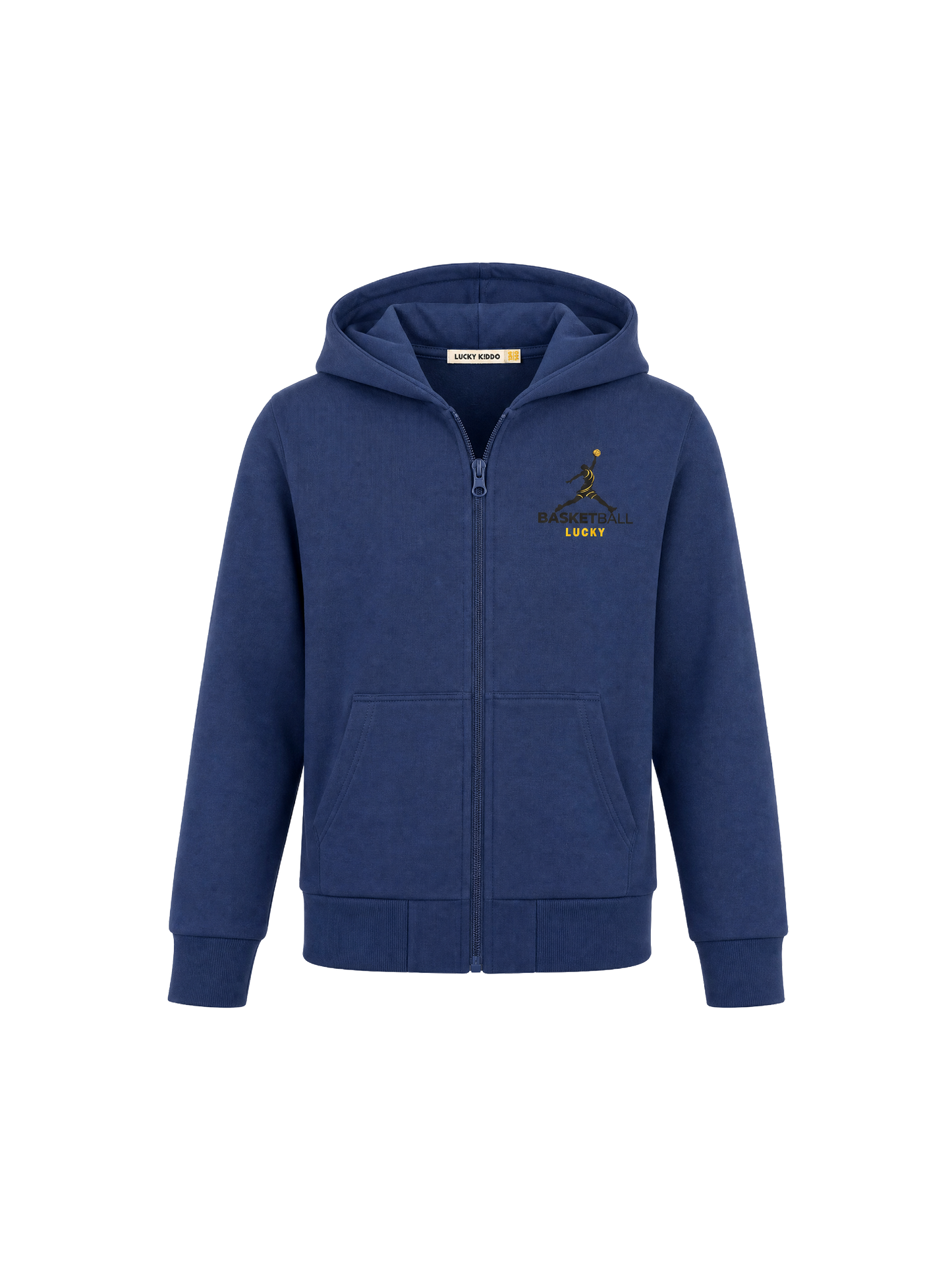 Navy Basket | Kapucnis dzseki fiúknak - klasszikus szabás