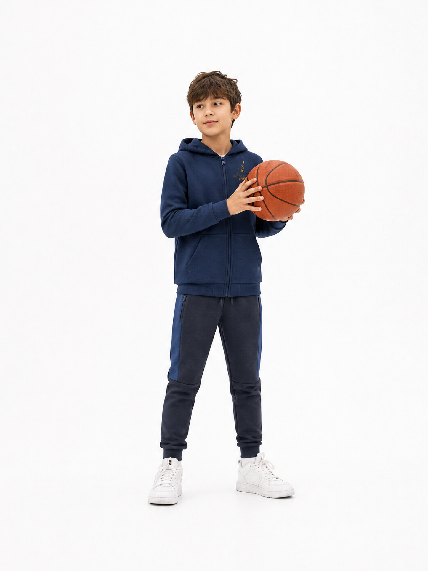 Navy Basket | Kapucnis dzseki fiúknak - klasszikus szabás