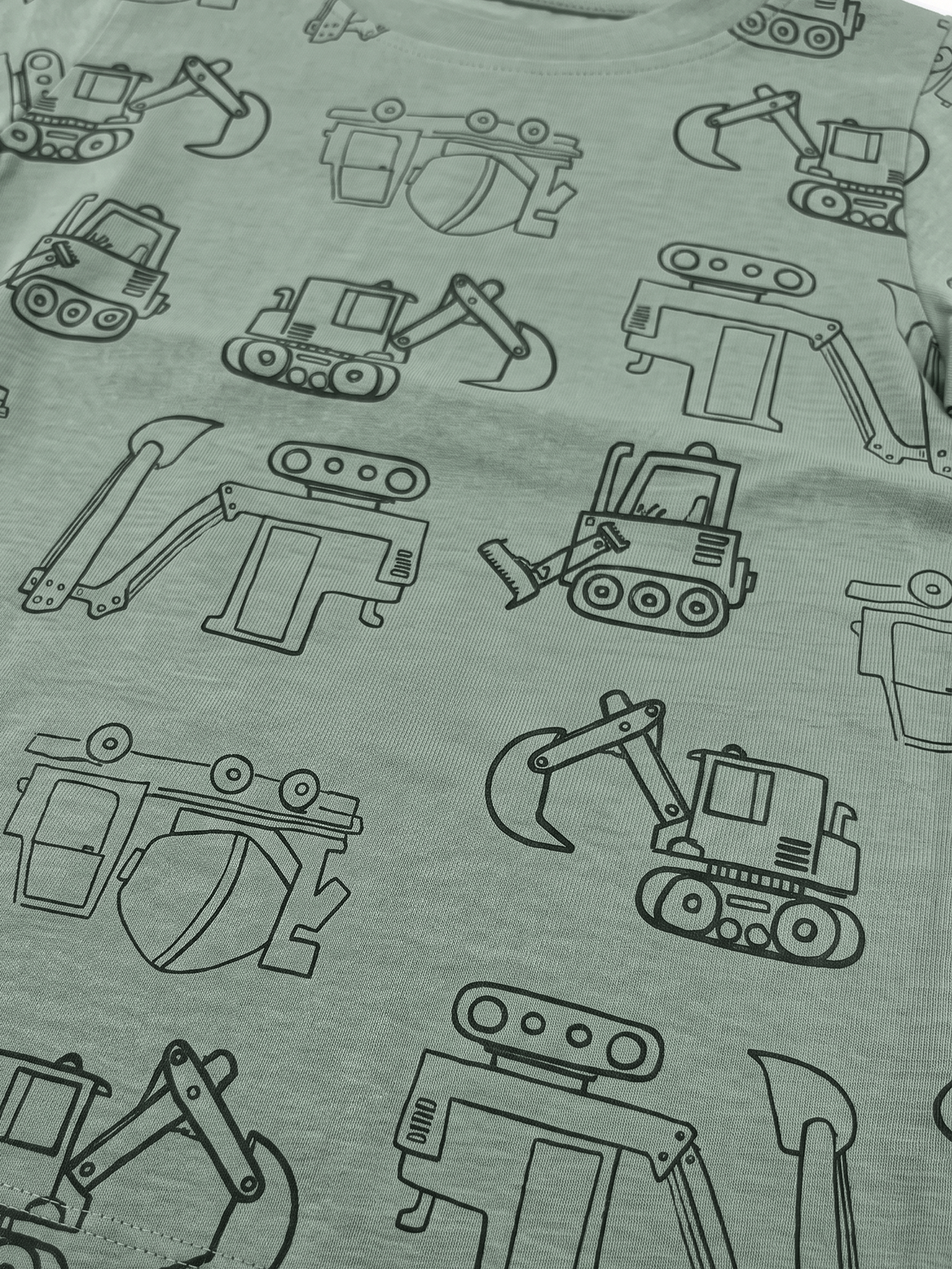 Green Excavators | Póló fiúknak - klasszikus szabás