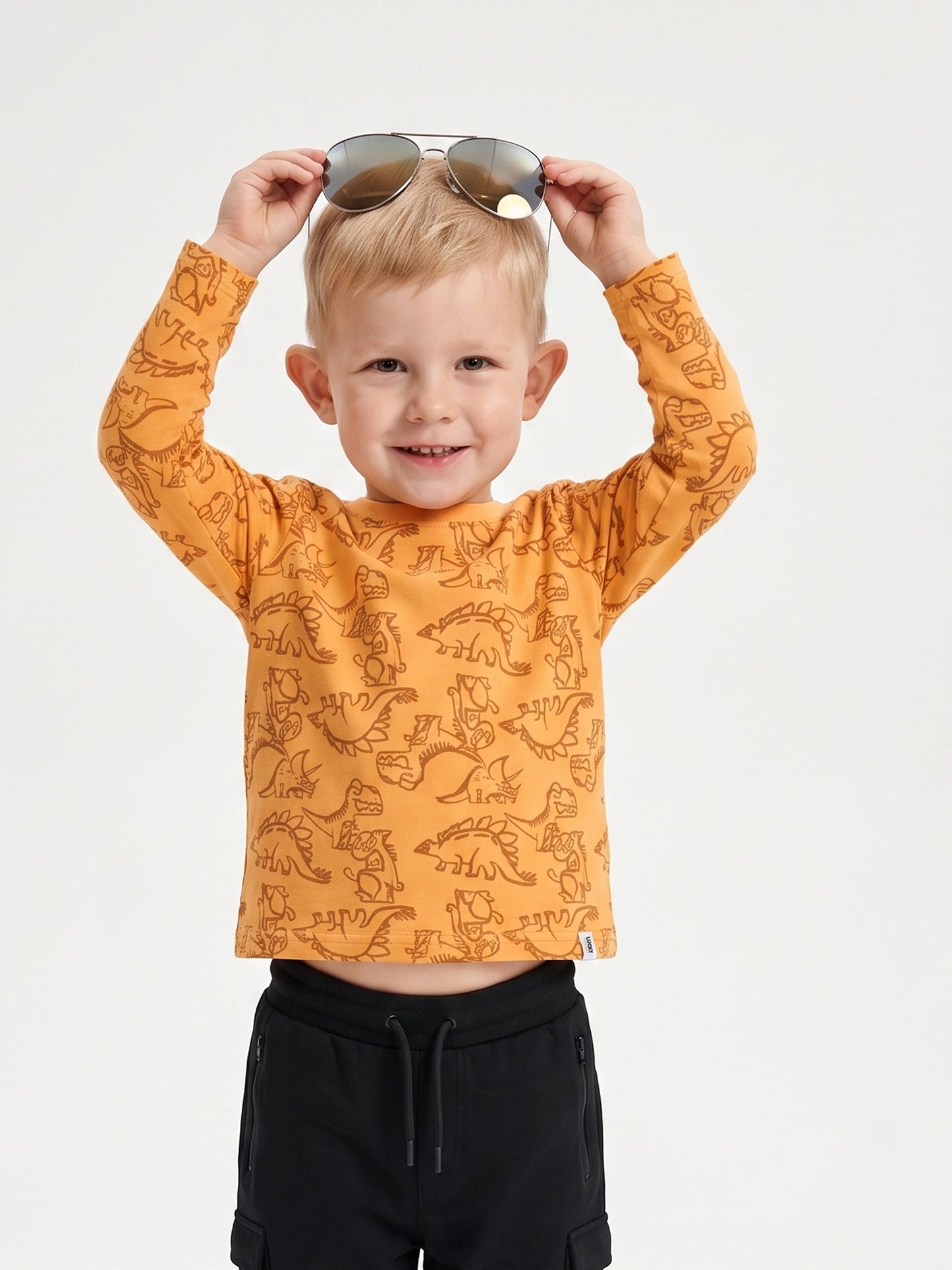 Orange Dinosaurs | Póló fiúknak - klasszikus szabás