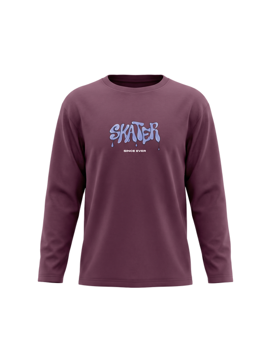 Skater Since Ever | Hosszú ujjú póló fiúknak - laza szabás